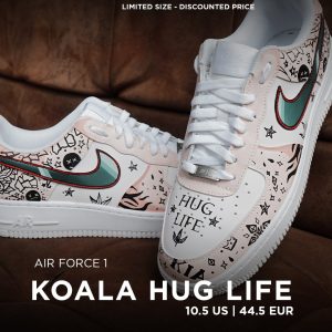 Koala Hug Life - Air Force 1 - 10.5 US - Ready Stock