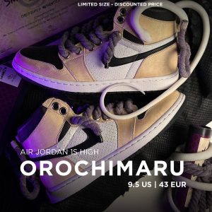 Orochimaru - Air Jordan 1s - 9,5 US - Ready Stock
