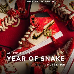 Year of Snake - Air Jordan 1s - 9 US - Ready Stock