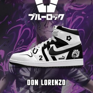 Don Lorenzo - Blue Lock - High-Top Sneakers